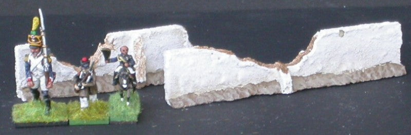 MUR22 2 murs bas méditérranéens ruinés