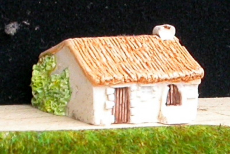 C9 Petite maison avec toit de chaume