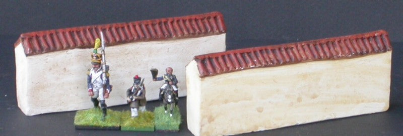 MUR5 2 grands murs droits tuilés