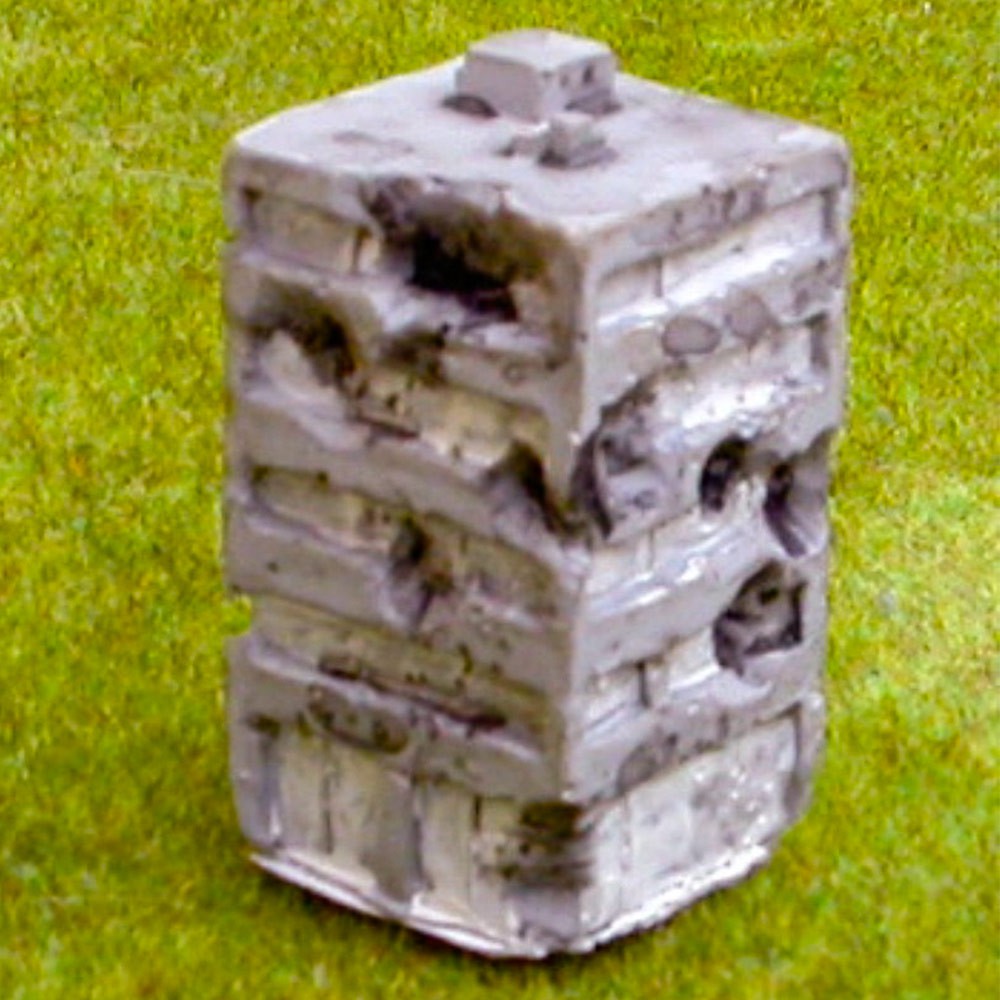 I1 Tour d'immeuble bombardé