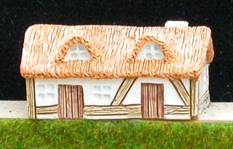 M2 Maison normande avec toit de chaume